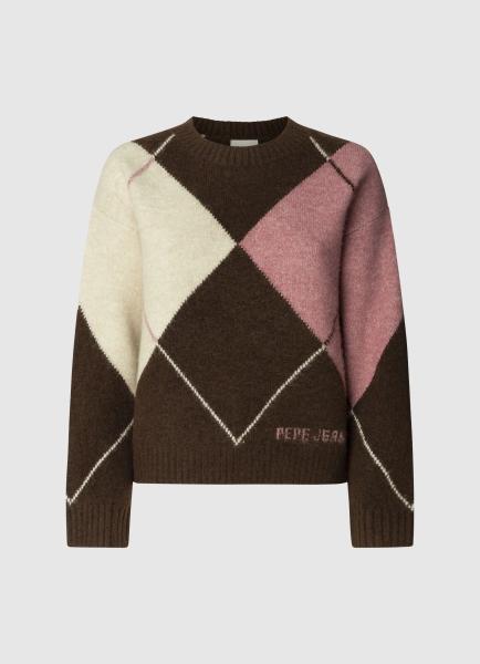 Afbeelding voor product Pull van het merk Pepe Jeans in het Bruin