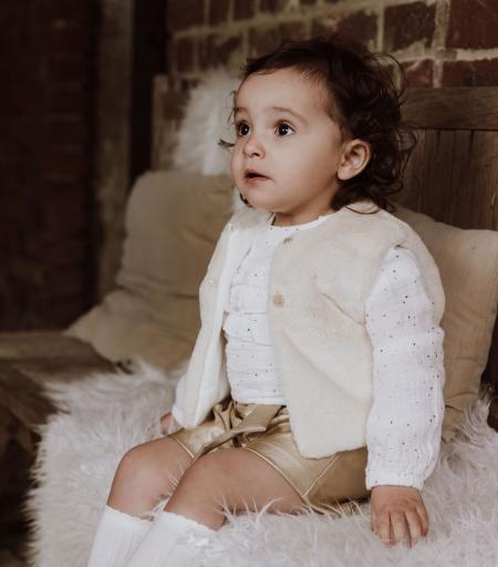 Afbeelding voor product Gilet van het merk Gymp in het Ecru