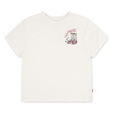 Afbeelding voor product T-shirt van het merk Levis Kids in het Ecru