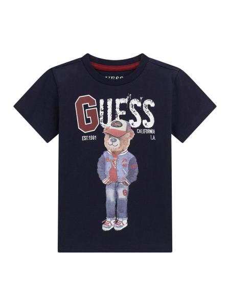 Afbeelding voor product T-shirt van het merk Guess in het Blauw