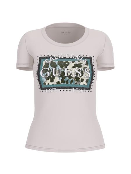 Afbeelding voor product T-shirt van het merk Guess in het Ecru