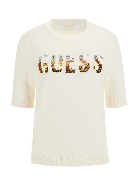 Afbeelding voor product T-shirt van het merk Guess in het Ecru