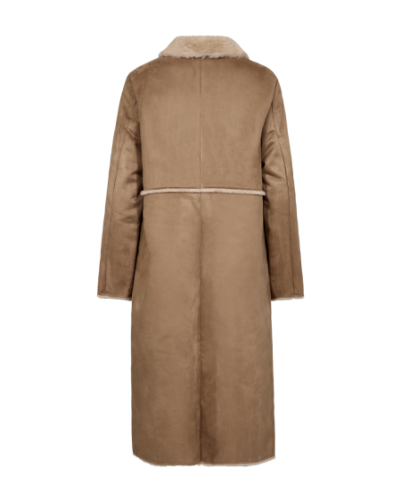 Afbeelding voor product Mantel van het merk Freequent in het Beige