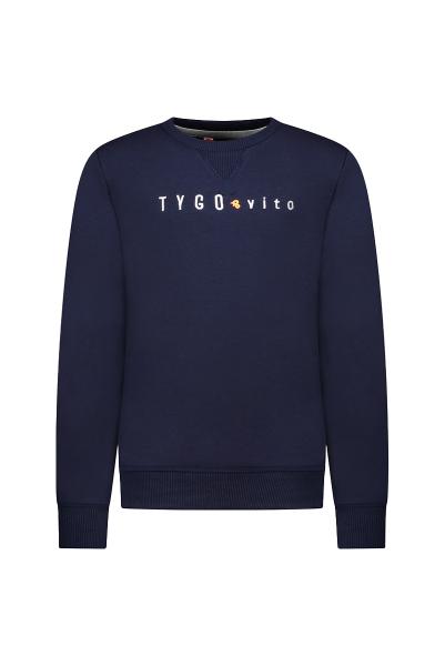 Afbeelding voor product Sweater van het merk Tygo & Vito in het Marine
