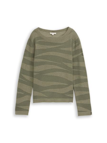 Afbeelding voor product Pull van het merk Tom Tailor in het Groen