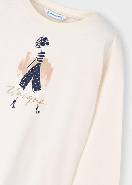 Afbeelding voor product T-shirt van het merk Mayoral in het Beige