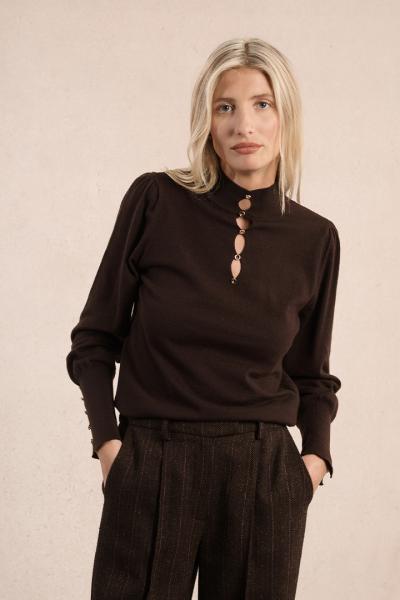 Afbeelding voor product Pull van het merk Molly Bracken in het Bruin