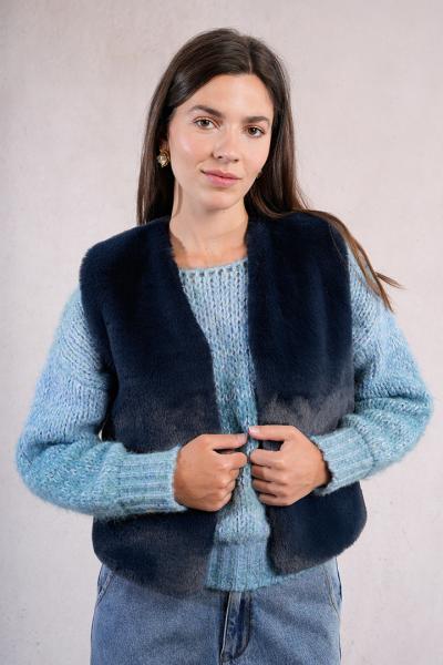 Afbeelding voor product Bodywarmer van het merk Molly Bracken in het Blauw