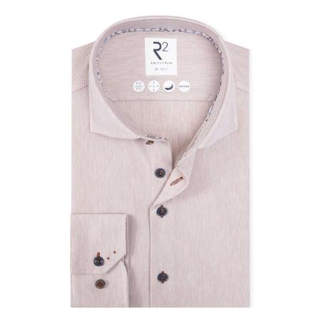 Afbeelding voor product Hemd van het merk R2 Amsterdam in het Beige