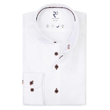 Afbeelding voor product Hemd van het merk R2 Amsterdam in het Wit