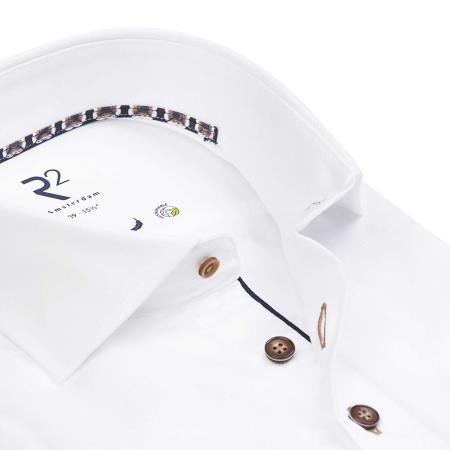 Afbeelding voor product Hemd van het merk R2 Amsterdam in het Wit