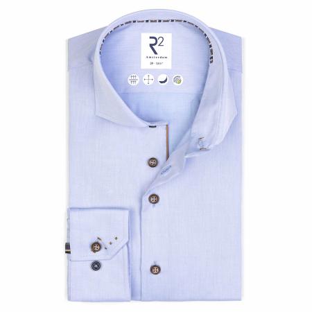 Afbeelding voor product Hemd van het merk R2 Amsterdam in het Blauw