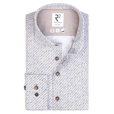 Afbeelding voor product Hemd van het merk R2 Amsterdam in het Blauw