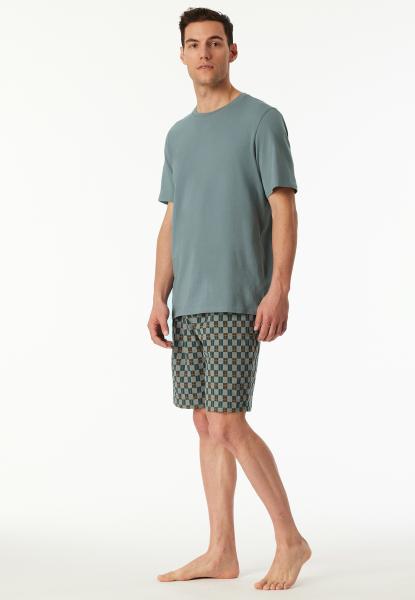 Afbeelding voor product Pyjama van het merk Schiesser in het Groen