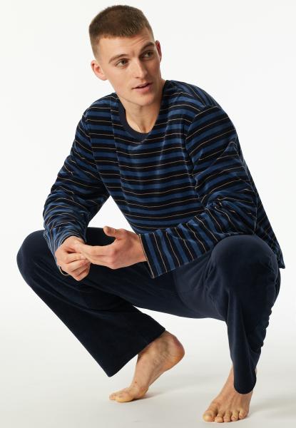 Afbeelding voor product Pyjama van het merk Schiesser in het Blauw