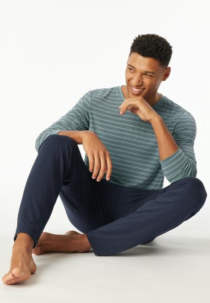 Afbeelding voor product Pyjama van het merk Schiesser in het Groen