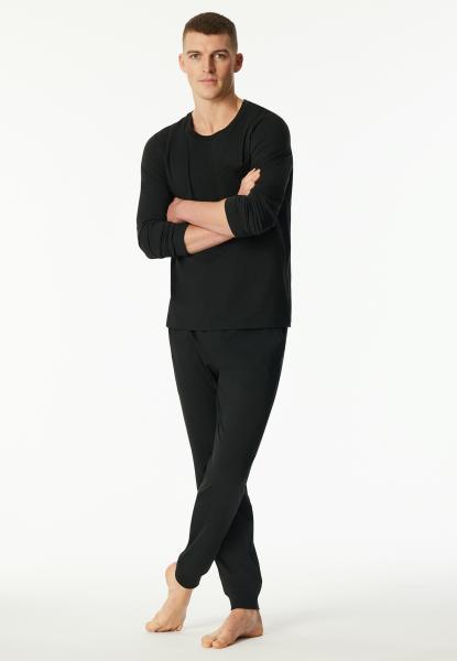 Afbeelding voor product Pyjama van het merk Schiesser in het Zwart