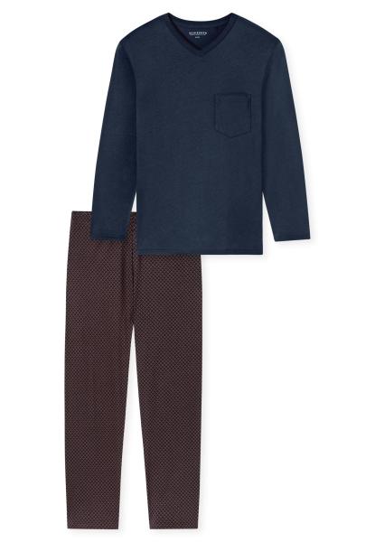 Afbeelding voor product Pyjama van het merk Schiesser in het Bordeaux