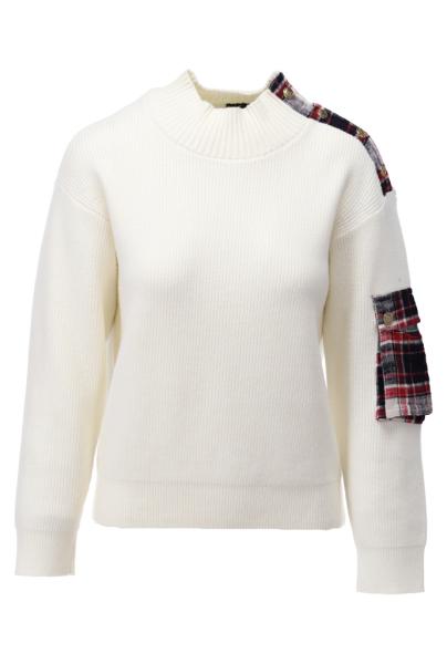 Afbeelding voor product Pull van het merk K-design in het Ecru