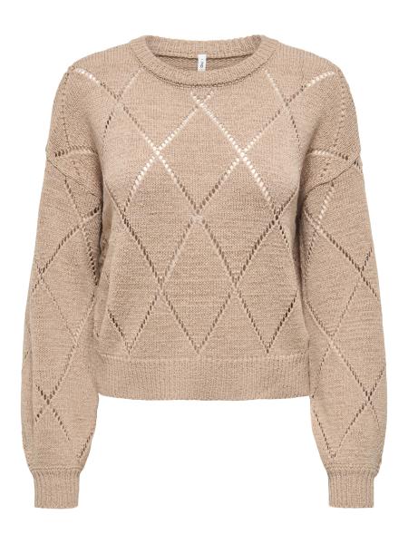 Afbeelding voor product Pull van het merk Only in het Beige