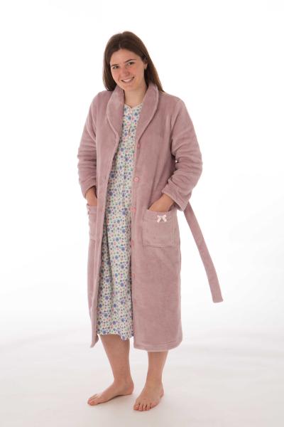 Afbeelding voor product Badjas van het merk Perlina in het Roze