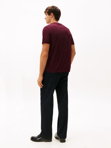 Afbeelding voor product T-shirt van het merk Tommy Hilfiger in het Bordeaux