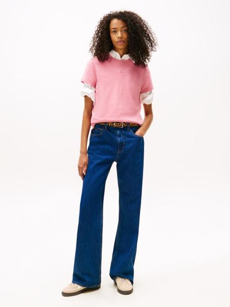 Afbeelding voor product T-shirt van het merk Tommy Jeans in het Roze