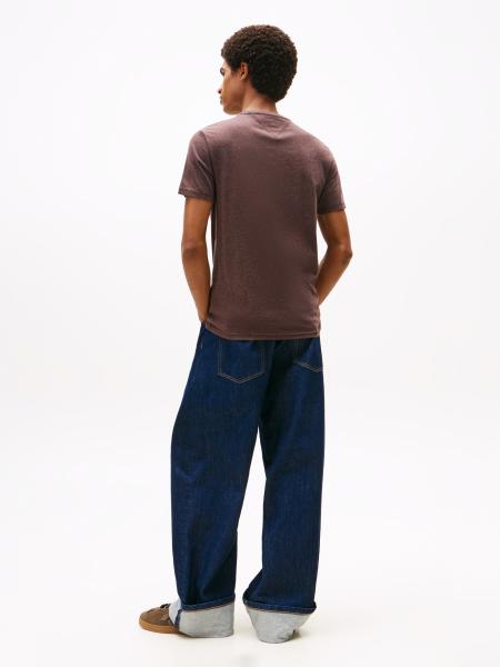 Afbeelding voor product T-shirt van het merk Tommy Jeans in het Bruin