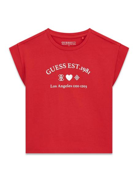Afbeelding voor product T-shirt van het merk Guess in het Rood