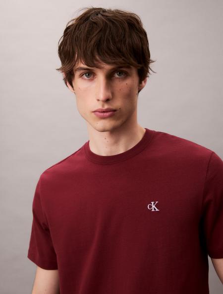 Afbeelding voor product T-shirt van het merk Calvin Klein in het Bordeaux