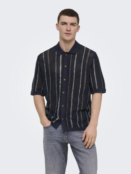 Afbeelding voor product Polo van het merk Only & Sons in het Marine