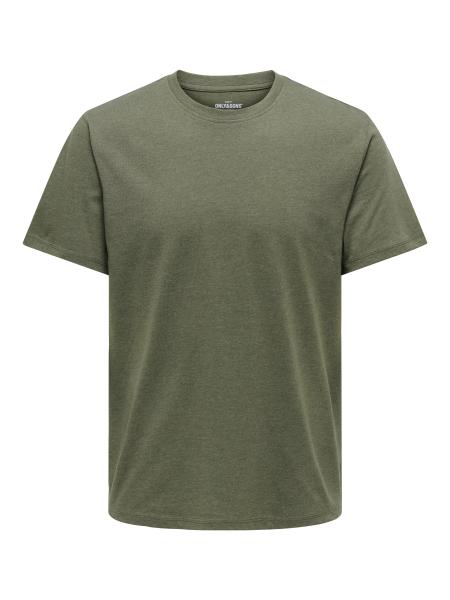 Afbeelding voor product T-shirt van het merk Only & Sons in het Groen