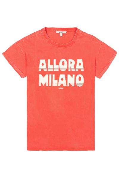 Afbeelding voor product T-shirt van het merk Garcia in het Oranje