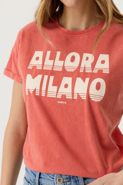 Afbeelding voor product T-shirt van het merk Garcia in het Oranje