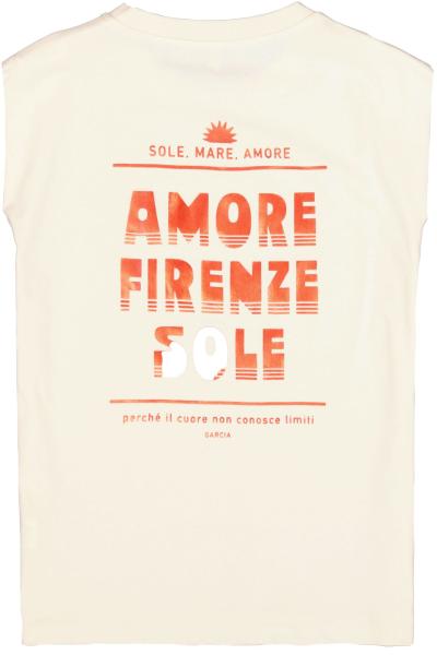 Afbeelding voor product T-shirt van het merk Garcia in het Wit