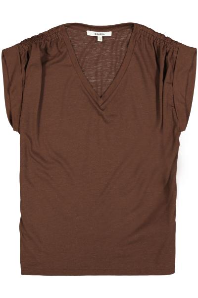 Afbeelding voor product T-shirt van het merk Garcia in het Bruin