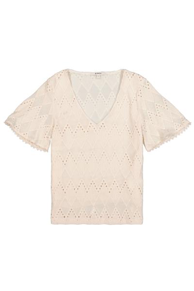 Afbeelding voor product T-shirt van het merk Garcia in het Ecru