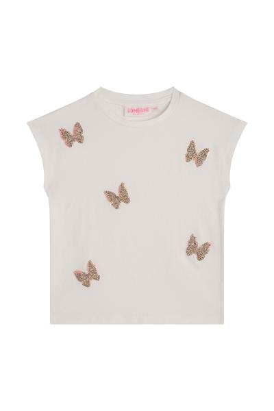 Afbeelding voor product T-shirt van het merk Someone in het Ecru