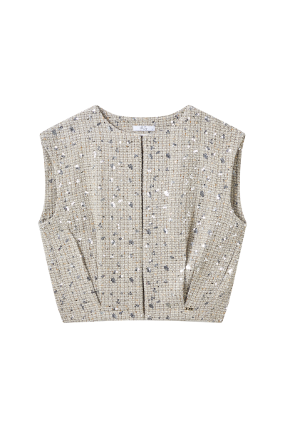 Afbeelding voor product Bodywarmer van het merk Vila Joy in het Beige