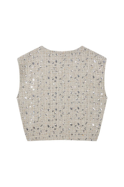 Afbeelding voor product Bodywarmer van het merk Vila Joy in het Beige