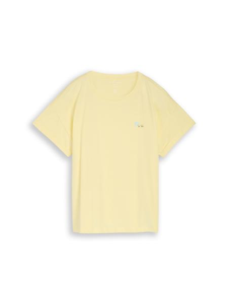 Afbeelding voor product T-shirt van het merk Tom Tailor in het Geel