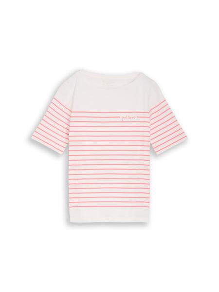 Afbeelding voor product T-shirt van het merk Tom Tailor in het Wit