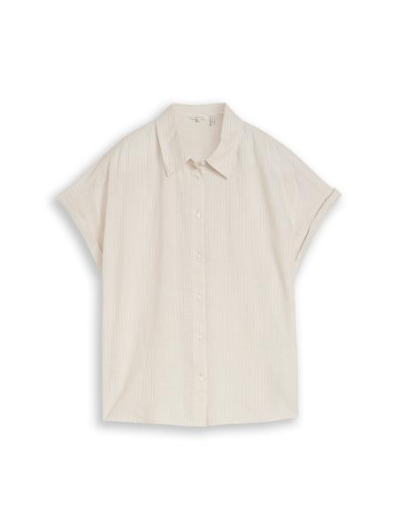 Afbeelding voor product Bloes van het merk Tom Tailor in het Beige