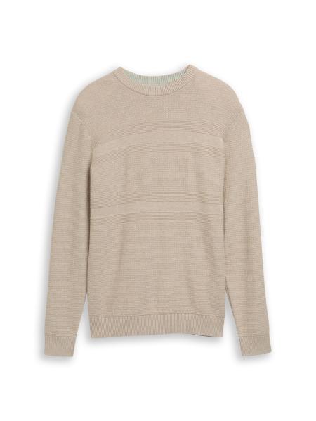Afbeelding voor product Pull van het merk Tom Tailor in het Beige