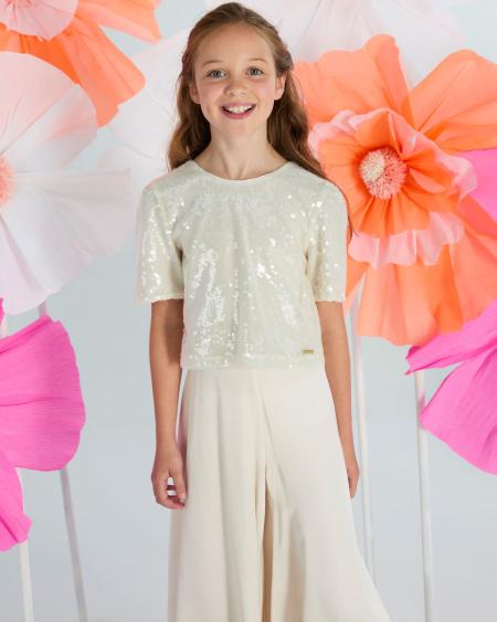 Afbeelding voor product Bloes van het merk Blue Bay in het goud