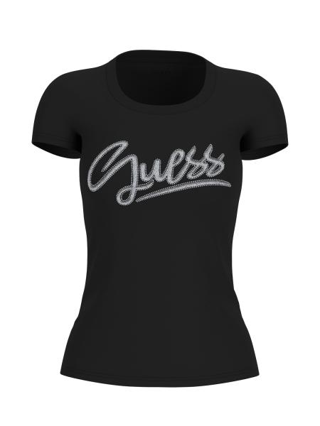 Afbeelding voor product T-shirt van het merk Guess in het Zwart