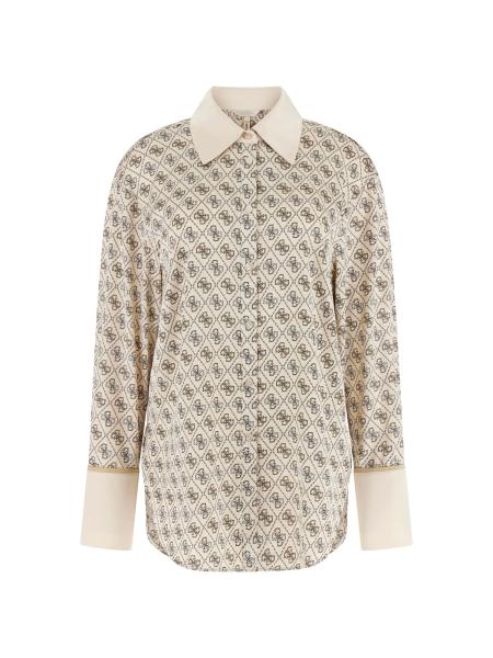 Afbeelding voor product Bloes van het merk Guess in het Beige