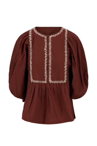 Afbeelding voor product Bloes van het merk Zusss in het Bruin