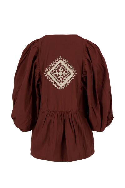 Afbeelding voor product Bloes van het merk Zusss in het Bruin