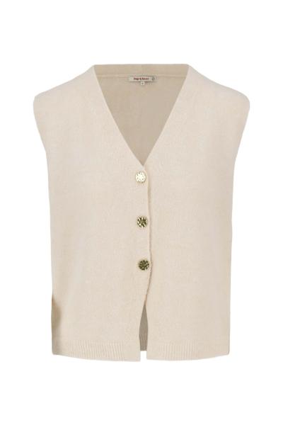 Afbeelding voor product Gilet van het merk Zusss in het Ecru
